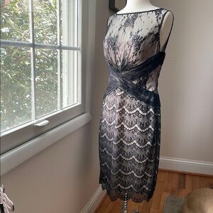 Elegant Black Lace cocktail Dress